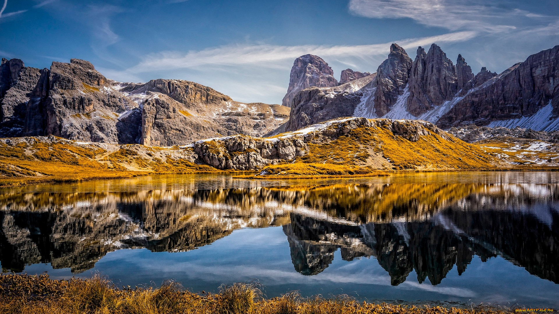 lago dei piani, south tyrol, italy, , , , lago, dei, piani, south, tyrol